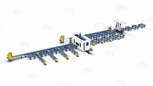 BHD+DJ series H-beam high-speed 3D drilling and sawing combined production line