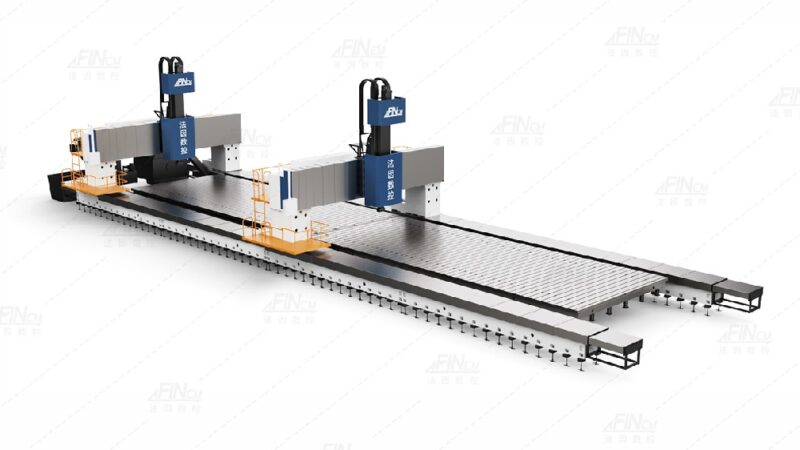 GHM series single (double) gantry movable CNC boring and milling machine
