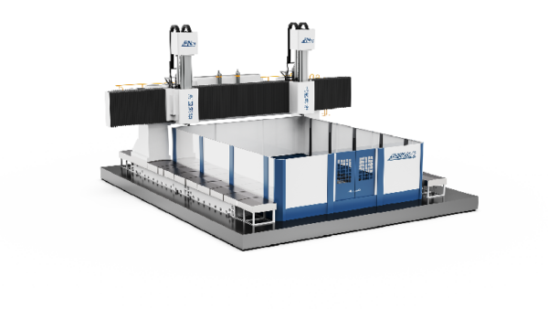 PHM/2 series double spindle gantry mobile CNC drilling and milling machine
