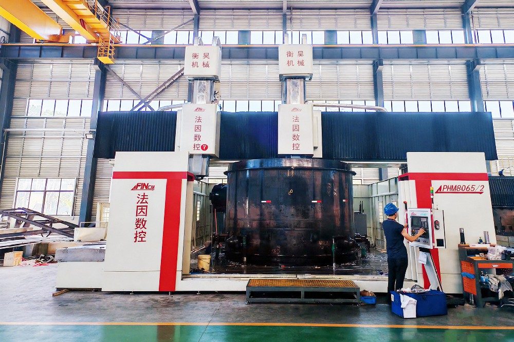 双主轴龙门镗铣床