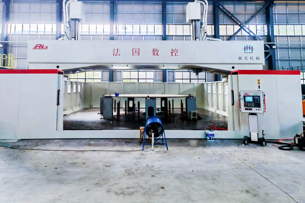 双主轴龙门镗铣床1